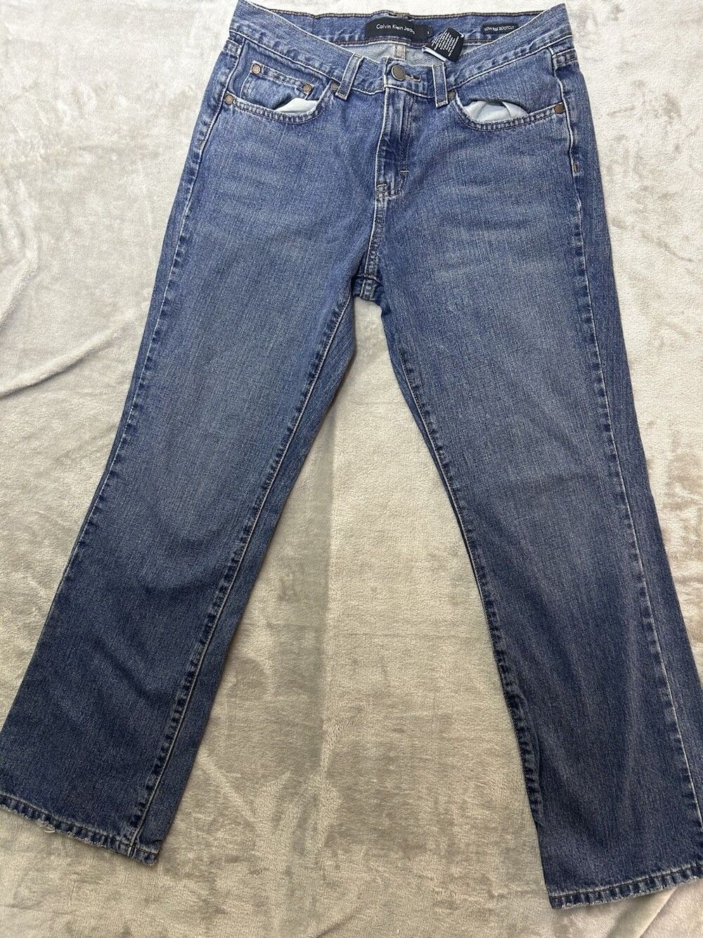 Calvin Klein Jeans Low Rise Bootcut Jeans Womens Size 8